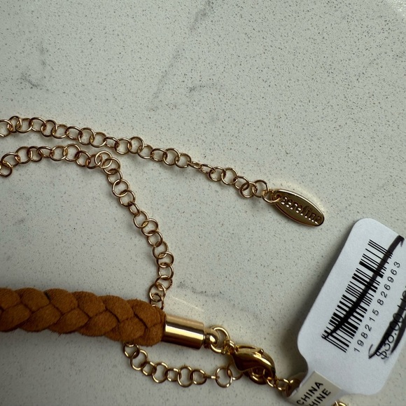 Free People Sara Shell Choker Necklace - Brown - NWT - Picture 7 of 8